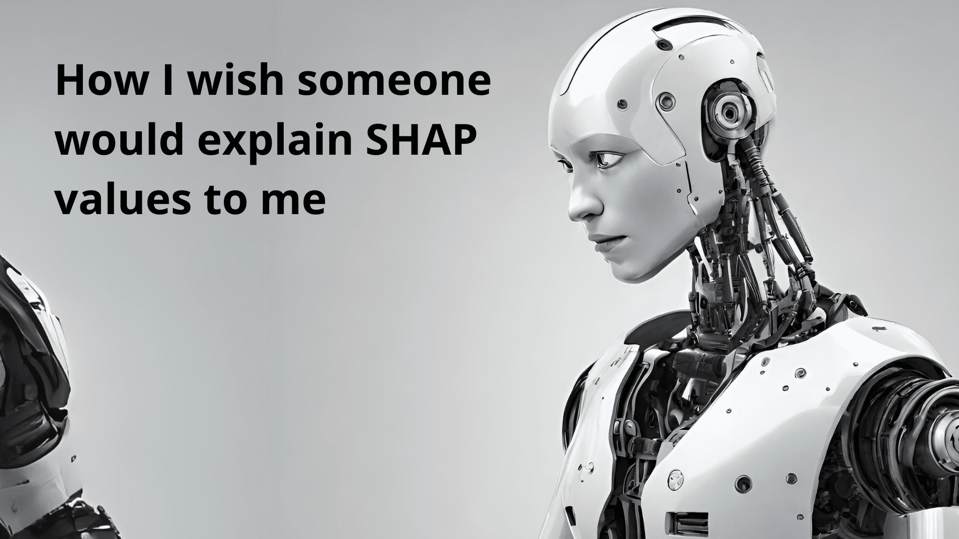 How I wish someone would explain SHAP values to me