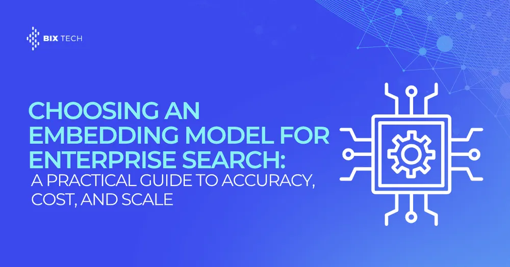 Choosing an Embedding Model for Enterprise Search: A Practical Guide to Accuracy, Cost, and Scale