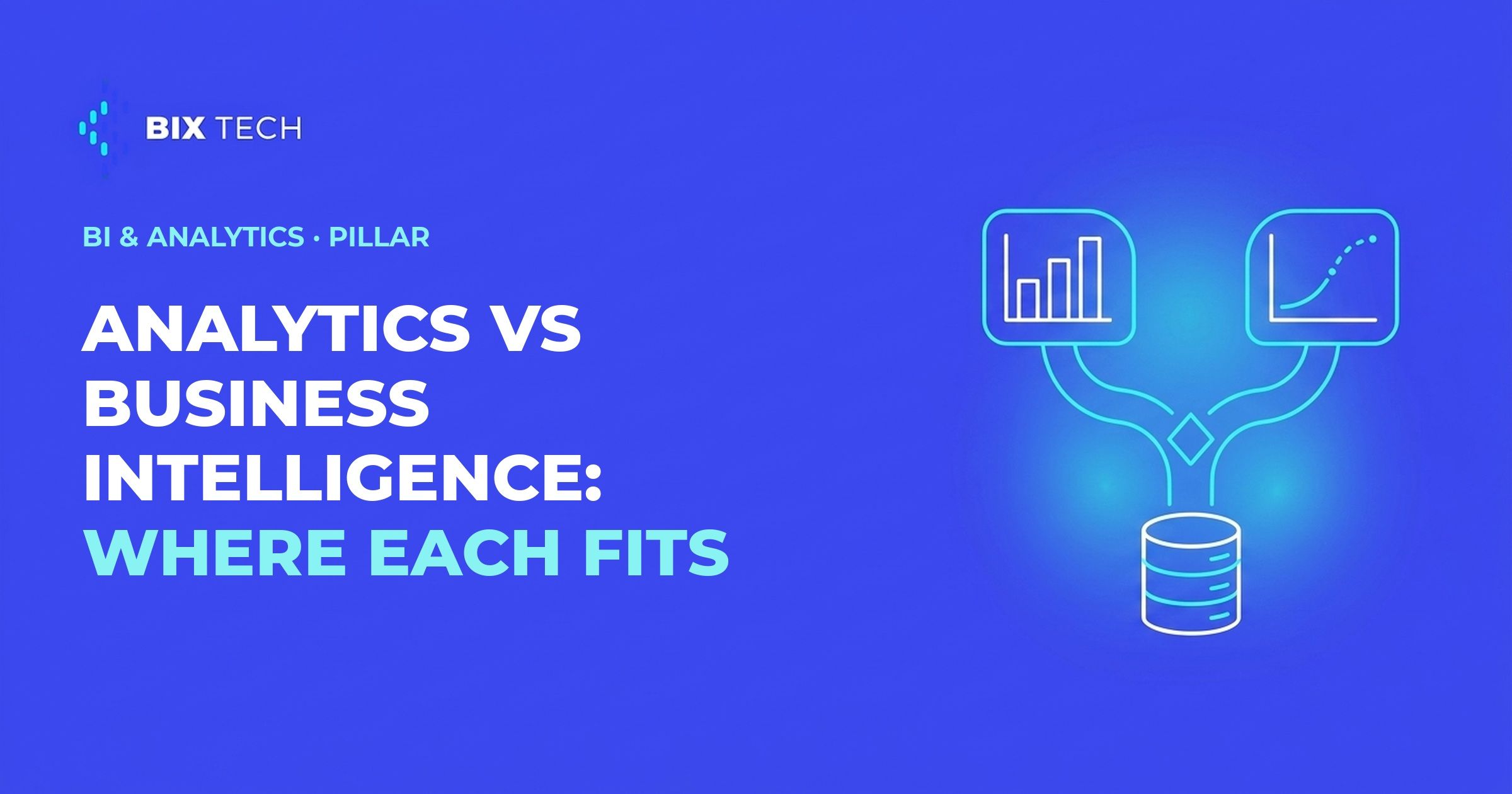 Analytics vs Business Intelligence: where each fits