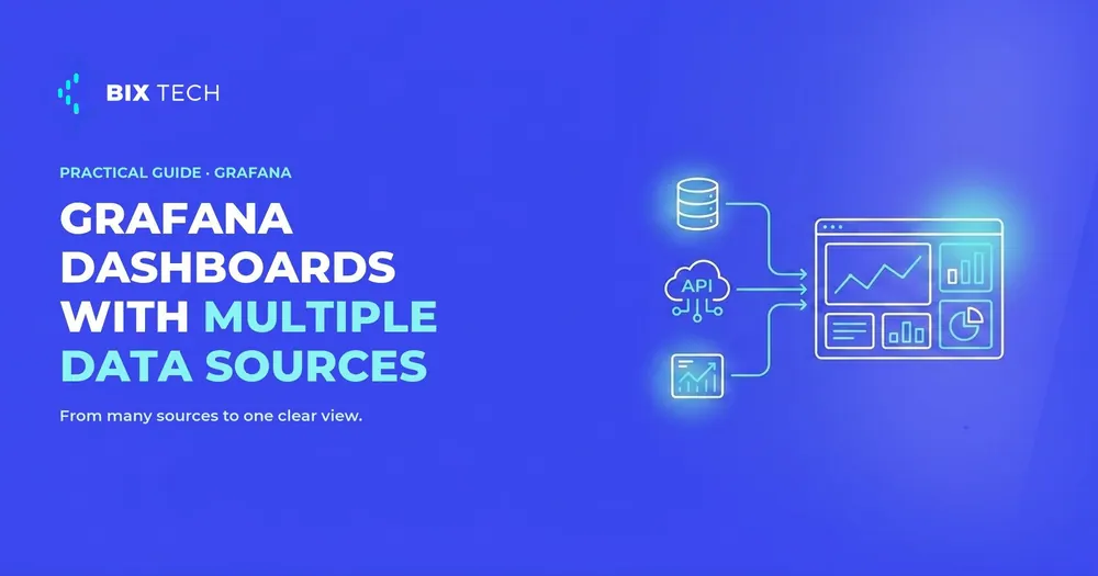 Grafana dashboards with multiple data sources: from many sources to one clear view