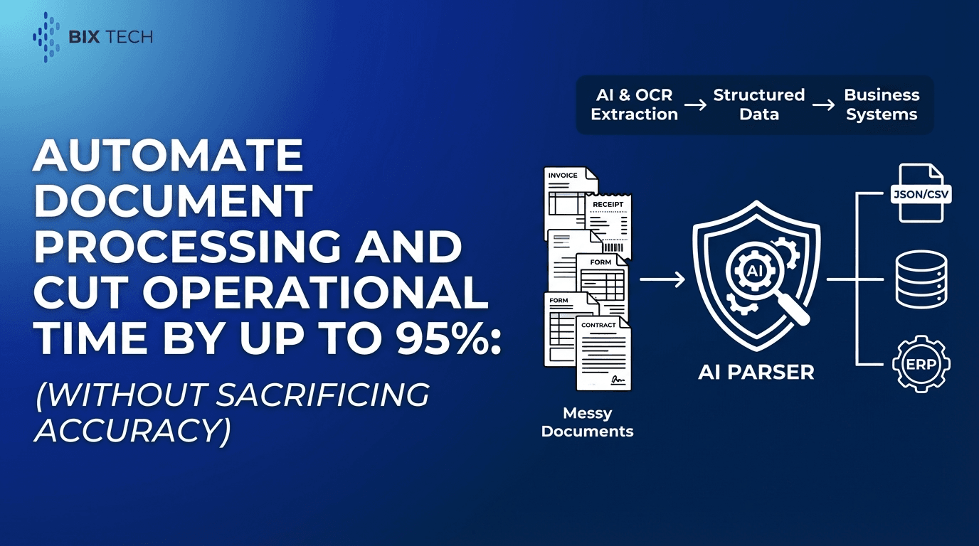 How to Automate Document Processing and Cut Operational Time by Up to 95% (Without Sacrificing Accuracy)