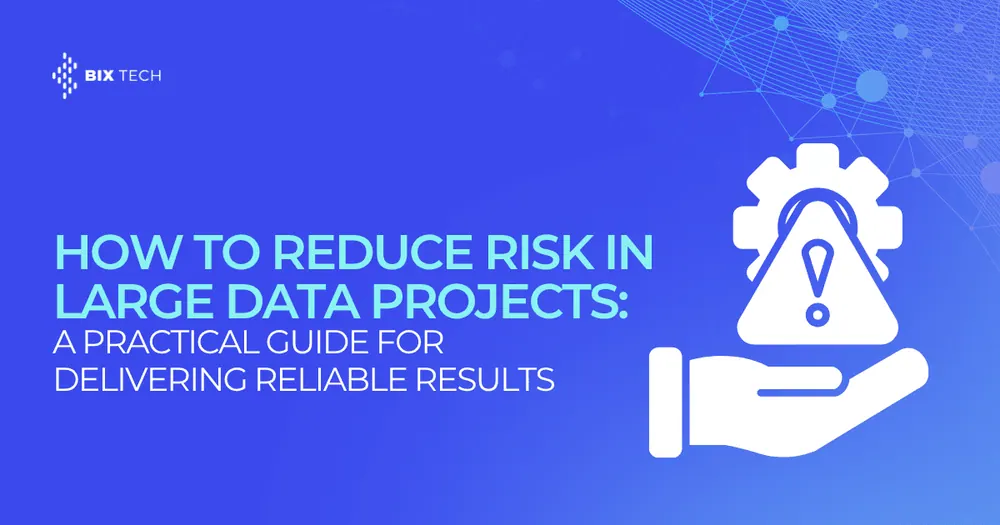 How to Reduce Risk in Large Data Projects: A Practical Guide for Delivering Reliable Results