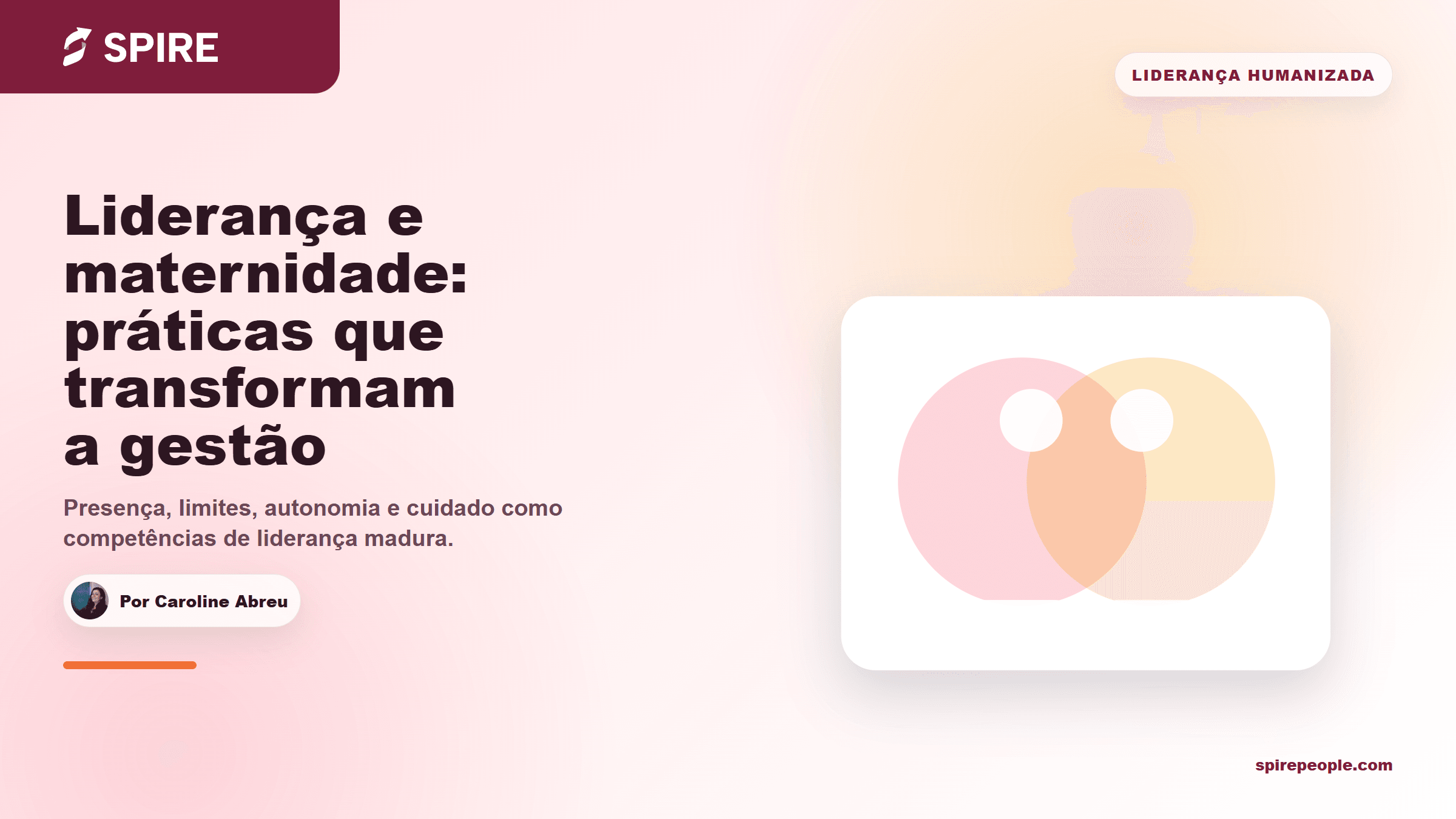 Capa do artigo sobre liderança, maternidade e gestão de pessoas